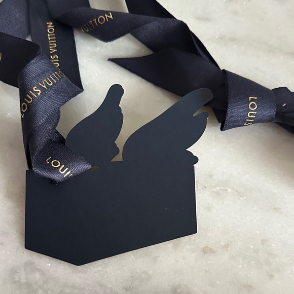 Louis Vuitton Navy and Orange Gift Bags - Picture 8 of 9